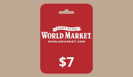 Cost Plus World Market USD 7 Gift Card US