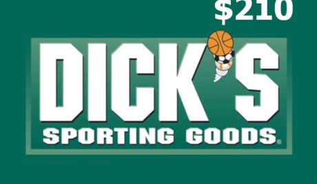 Dicks Sporting Goods USD 210 Gift Card US