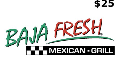 Baja Fresh $25 Gift Card US