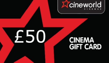 Cineworld Cinema £50 Gift Card UK