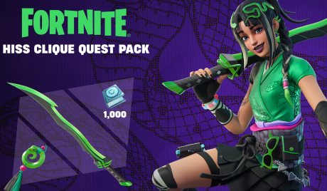 Fortnite - Hiss Clique Quest Pack + 1000 V-Bucks Challenge DLC AR XBOX One / Xbox Series X|S CD Key