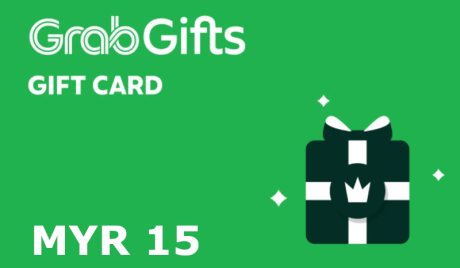 Grab MYR 15 Gift Card MY