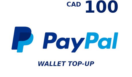 PayPal Wallet 100 CAD Top Up