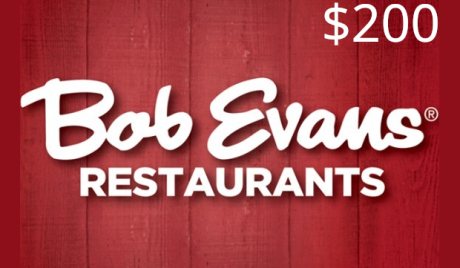 Bob Evans Restaurant USD 200 Gift Card US