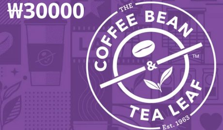 Coffee Bean & Tea Leaf KRW 30000 Gift Card KR