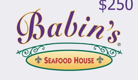 Babins Seafood House $250 Gift Card US