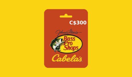 Bass Pro / Cabela's CAD 300 Gift Card CA