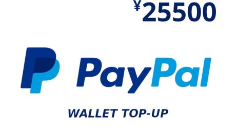PayPal Wallet JPY 25500 Top Up