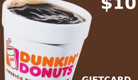 Dunkin Donuts $10 Gift Card US