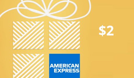 American Express $2 Gift Card US