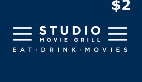 Studio Movie Grill $2 Gift Card US