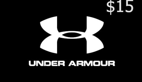 Under Armour $15 Gift Card US