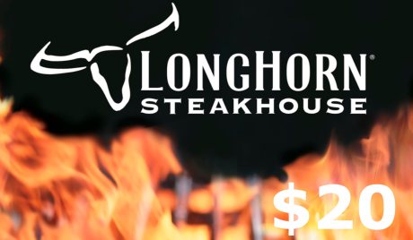 LongHorn Steakhouse $20 Gift Card US