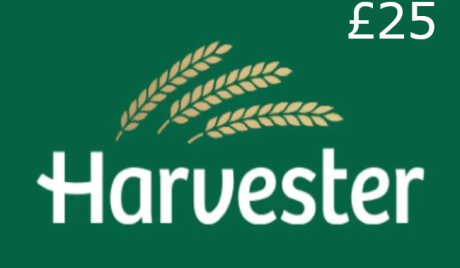 Harvester GBP 25 Gift Card UK
