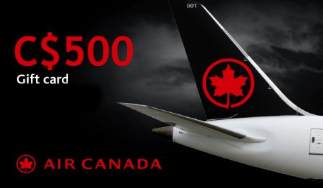 Air Canada C$ 500 Gift Card CA