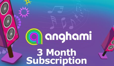 Anghami Plus 3-month Subscription Gift Card UAE