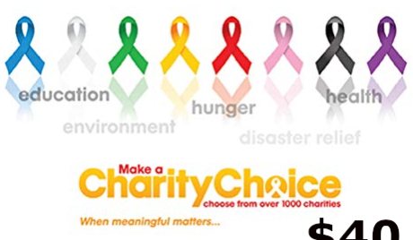 CharityChoice $40 Gift Card US